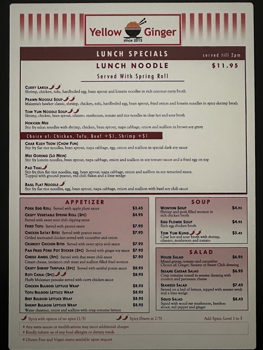 Menu Yellow Ginger Asian Kitchen-2