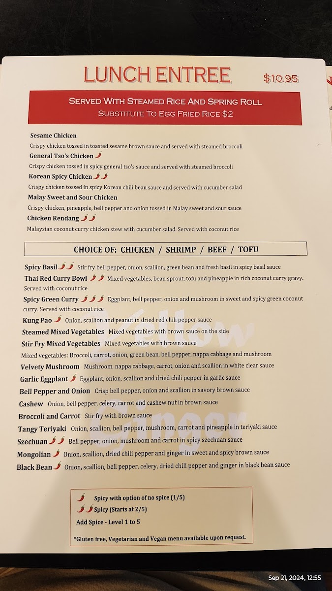 Menu Yellow Ginger Asian Kitchen-8